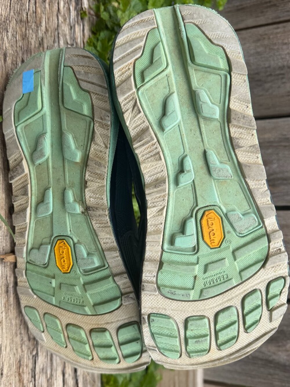 Altra Olympus 3.5 Trail Running Shoes Womens 8 Blue Vibram Sneakers - Picture 5 of 6